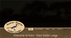 Desktop Screenshot of koro-koro.co.za